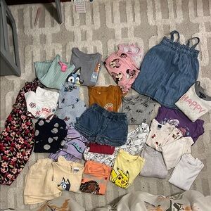4T Bundle - Mixed Girls' Clothing Pack - Assorted Colors